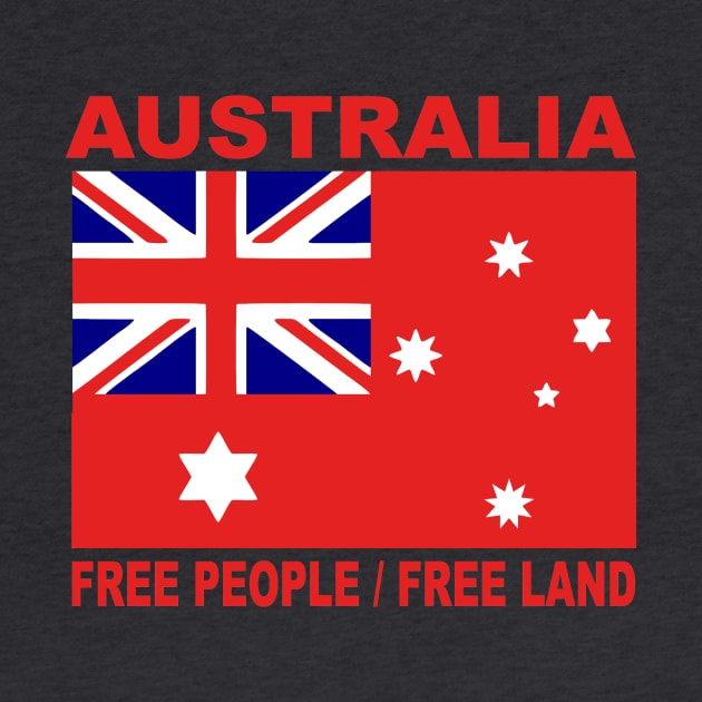 1901 Australian land flag free people 3:2 ratio by pickledpossums